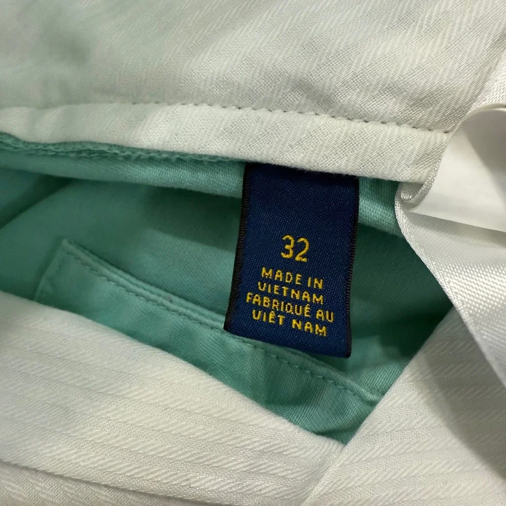 Polo Ralph Lauren‎ Shorts Mens 32 Mint Green Chino Stretch Classic Fit